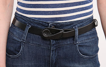 Leather Button Belt By Lowie | notonthehighstreet.com