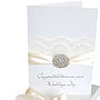 Opulence Diamante Personalised Wedding Card, thumbnail 3 of 5