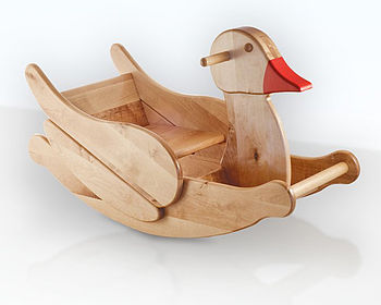Wooden Rocking Duck Toy, 2 of 3