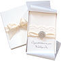 Opulence Diamante Personalised Wedding Card, thumbnail 2 of 5