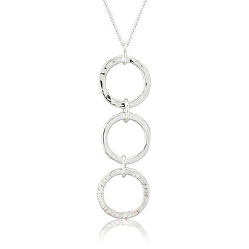 Trinity Silver Necklace, 3 of 6