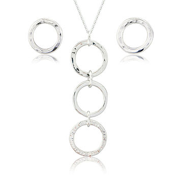 Trinity Silver Necklace, 4 of 6