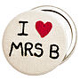 'I Love…' Personalised Compact Mirror, thumbnail 6 of 6