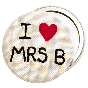 'I Love…' Personalised Compact Mirror, 6 of 6