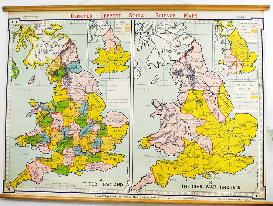 map of england in tudor times        <h3 class=