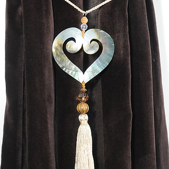 Pair Of Heart Shell Curtain Tie Back, 2 of 4