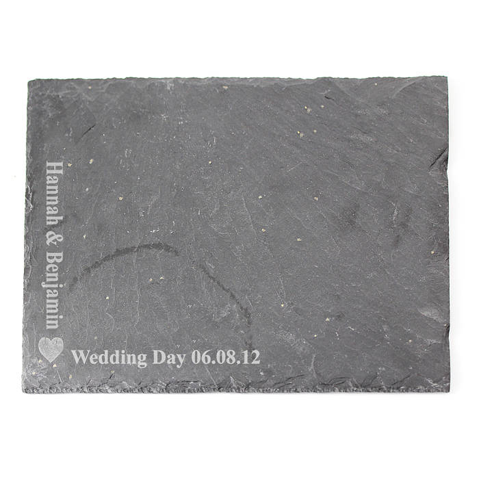 Personalised Slate Coasters And Placemats By British and Bespoke