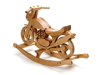 Mirage Wooden Rocking Bike, 5 of 7