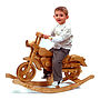 Vintage Style Wooden Rocking Motorbike, thumbnail 3 of 3
