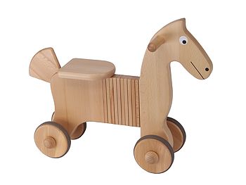 Wooden Rocking And Ride On Horse Toy, 2 of 2