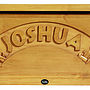 Solid Pine Personalised Toy Box, thumbnail 2 of 3