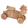 Wooden Rocking And Ride On Turtle Toy, thumbnail 4 of 4