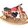 Wooden Rocking And Ride On Trainer Bike, thumbnail 1 of 5