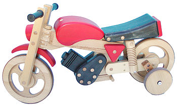 Wooden Rocking And Ride On Trainer Bike, 3 of 5