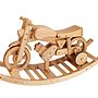 Wooden Rocking And Ride On Trainer Bike, thumbnail 4 of 5