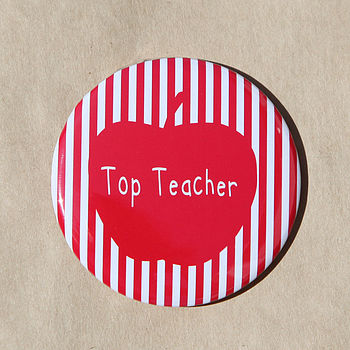 Personalised 'Top Teacher' Keyring Or Magnet, 3 of 3