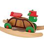 Wooden Rocking And Ride On Turtle Toy, thumbnail 1 of 4