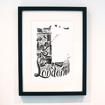 Best Of London Screen Print, 2 of 4