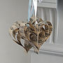 Handmade Sheet Music Heart Decoration, thumbnail 3 of 10