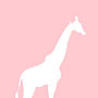 Three Nursery Animals Prints In Pink, thumbnail 2 of 4