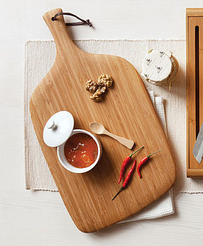 artisan bamboo cutting and serving board by green tulip ethical living ...