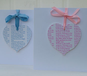 Personalised Message New Baby Card, 4 of 4