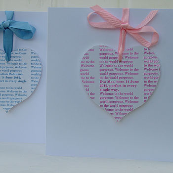Personalised Message New Baby Card, 3 of 4