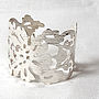 Handmade Sterling Silver Heirloom Cuff, thumbnail 2 of 6