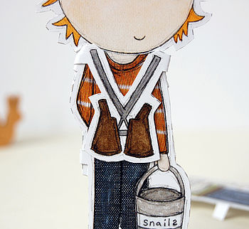 Dress Up Paper Doll Colin Card, 9 of 11