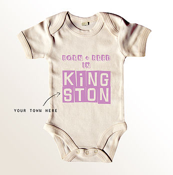 'Born And Bred' Baby Grow, 3 of 5