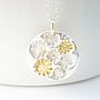 Floral Round Necklace, thumbnail 2 of 3