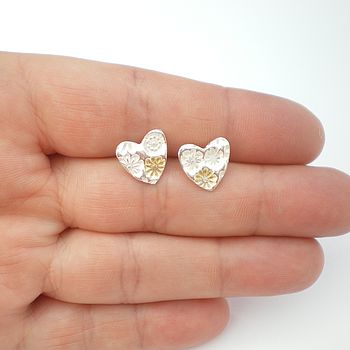 Floral Heart Earrings, 3 of 3