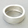 Sterling Silver Fingerprint Ring, thumbnail 9 of 11