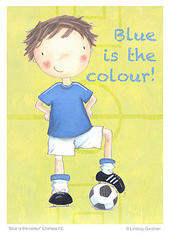 Chelsea Footballer Kids Print, 3 of 6