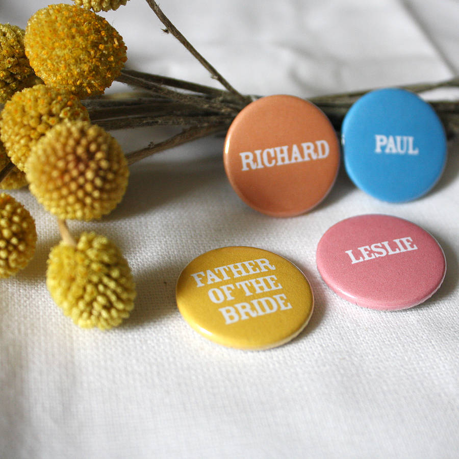 Personalised Name Badge By Project Pretty