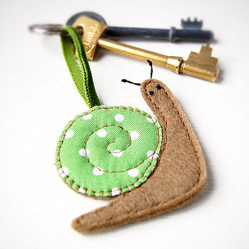 Sew Your Own Snail Keyring Craft Kit, 3 of 12
