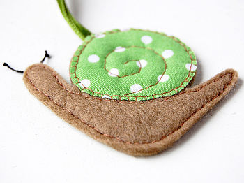 Sew Your Own Snail Keyring Craft Kit, 11 of 12