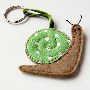 Sew Your Own Snail Keyring Craft Kit, 4 of 12