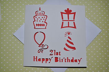 Laser Cut Special Age Birthday Card, 4 of 4