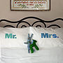 Personalised Couple Pillowcases Mr / Mrs, thumbnail 9 of 12