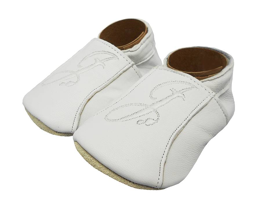 Personalised Initial Christening Shoes By Born Bespoke ...