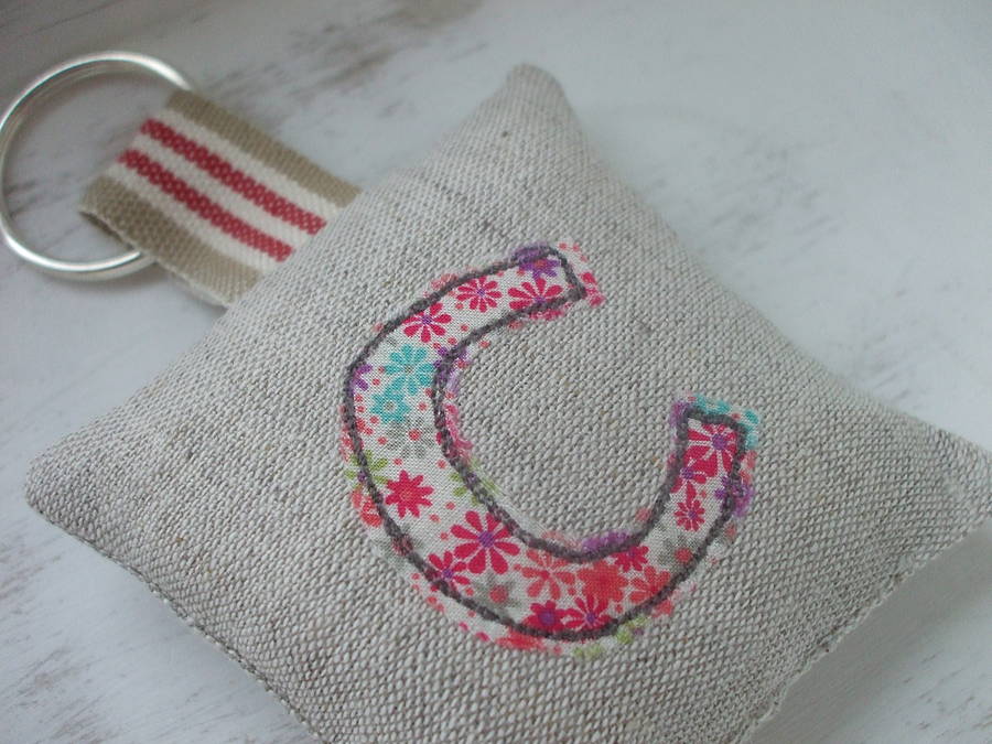 Personalised Key Ring By Caroline Watts Embroidery