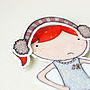 Clara Paper Doll Winter Outfits Card, thumbnail 9 of 12