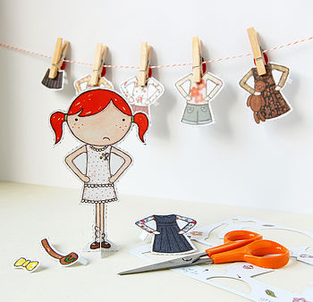 Clara Paper Doll Signature Outfits Card, 3 of 12