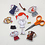 Clara Paper Doll Signature Outfits Card, thumbnail 7 of 12