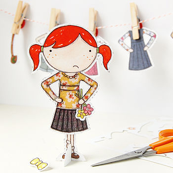 Clara Paper Doll Signature Outfits Card, 9 of 12