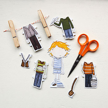 Dress Up Paper Doll Colin Card, 6 of 11