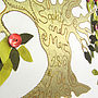 Personalised Wedding Tree Embroidered Artwork, thumbnail 2 of 5
