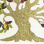 Personalised Wedding Tree Embroidered Artwork, thumbnail 5 of 5