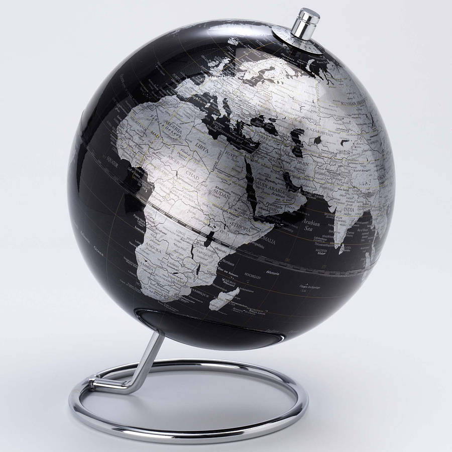 World Map Desk Globe